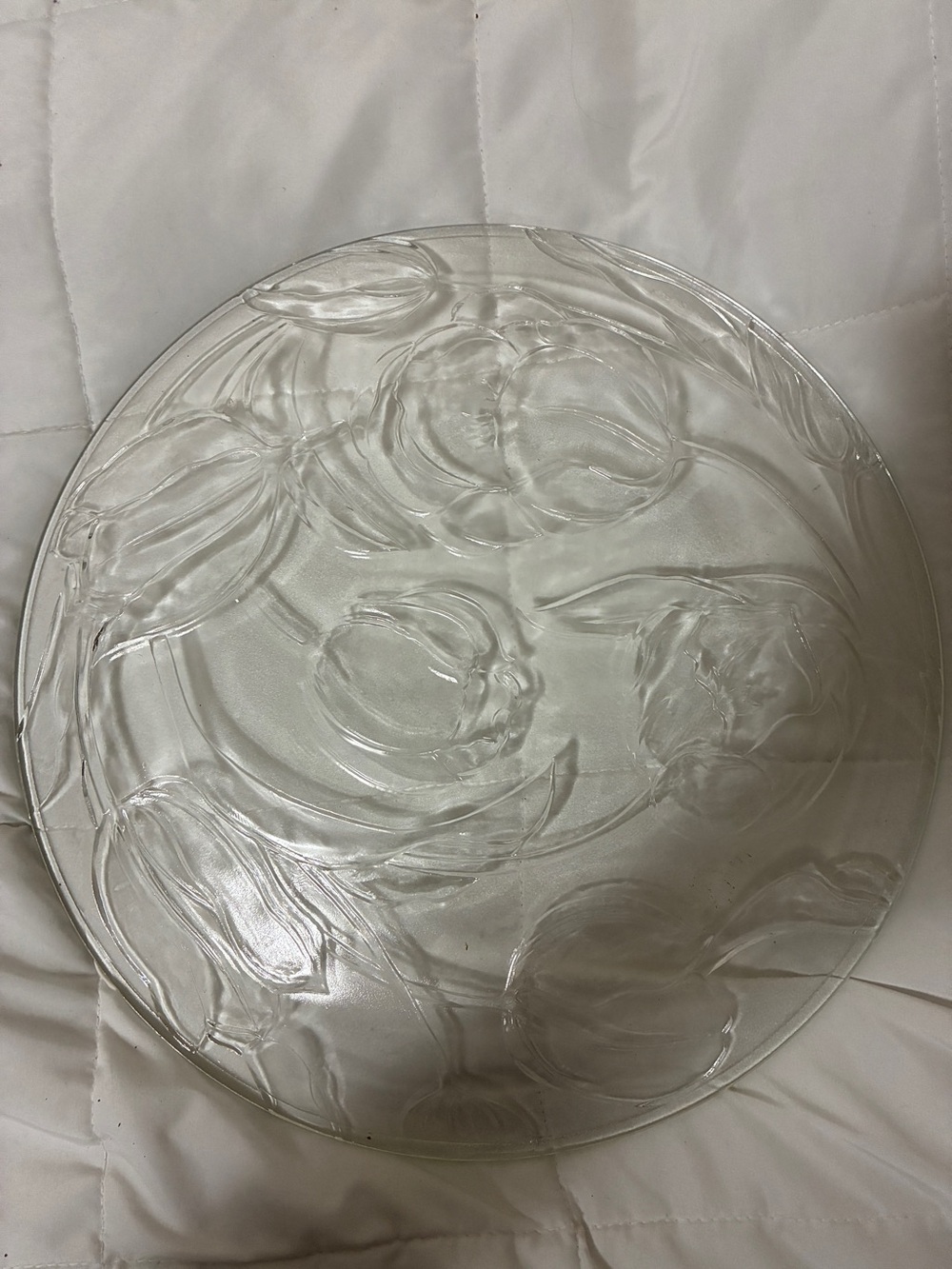 Vintage Indonesia glass platter - Picture 1 of 5
